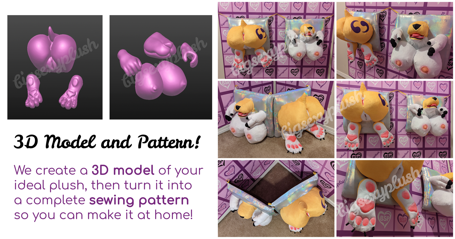Digital Plush Patterning Service