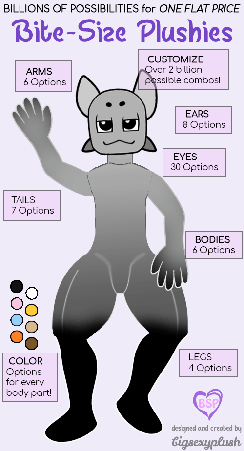 Bite-Size Custom Plush