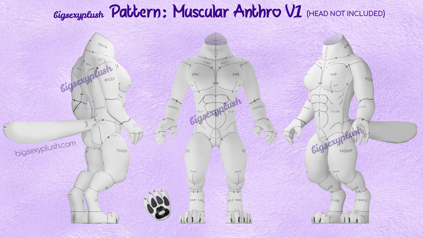 Pattern: Muscular Anthro V1